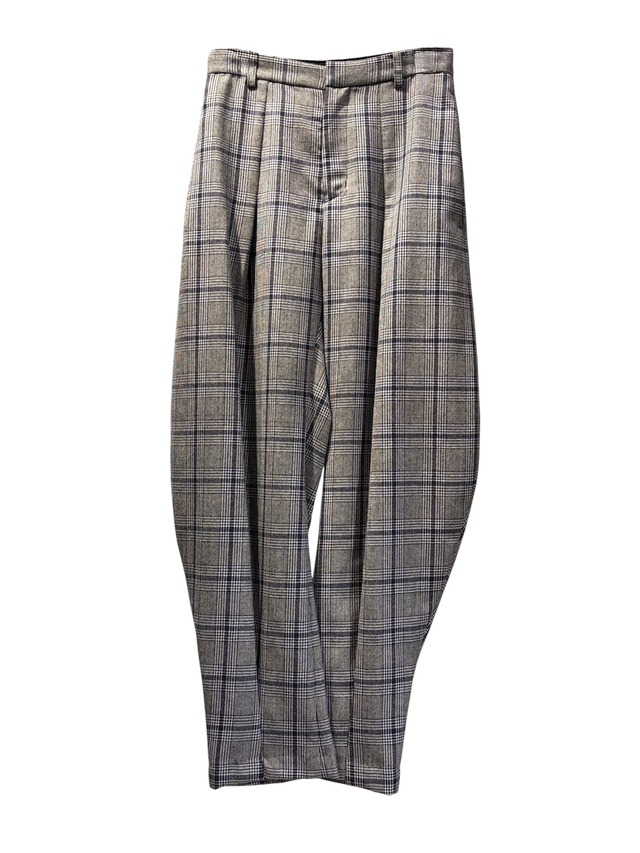 【26AW | WOMEN】AKIKOAOKI アキコアオキ / パンツ /  Ankle tucked trousers-03 AA26AW-P03-03