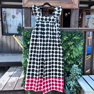 ドット柄カラフルサロペット