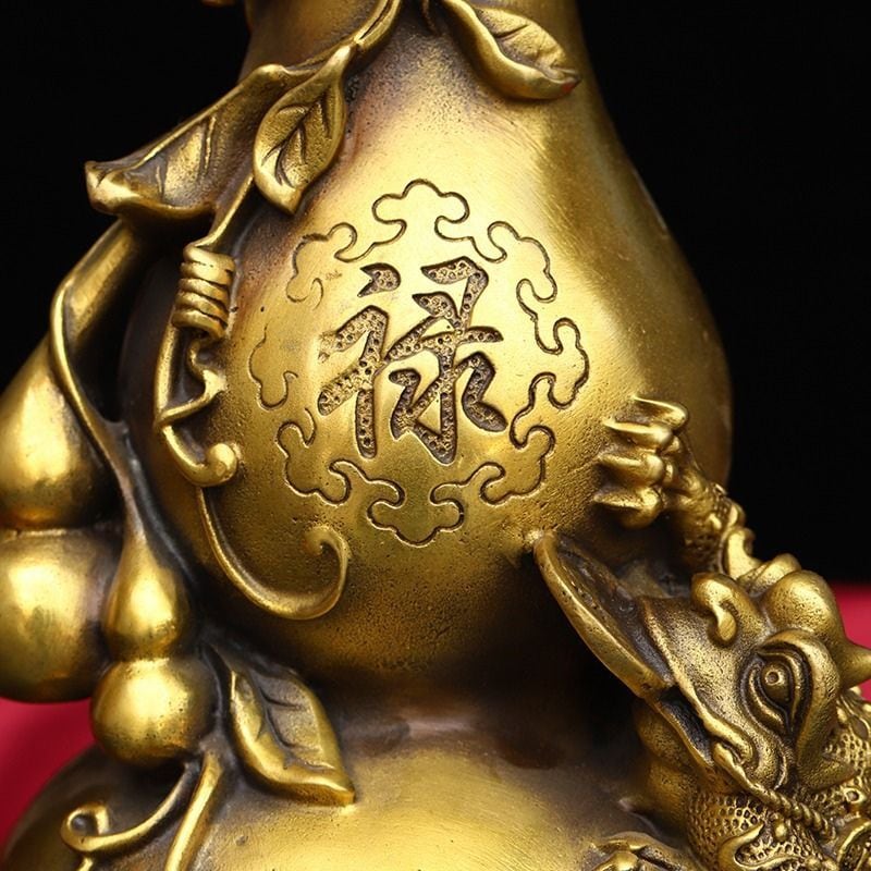 ひょうたん 瓢箪 置物 風水 金色 貔貅 蛙 カエル 金蟾 三脚蟾蜍 財運