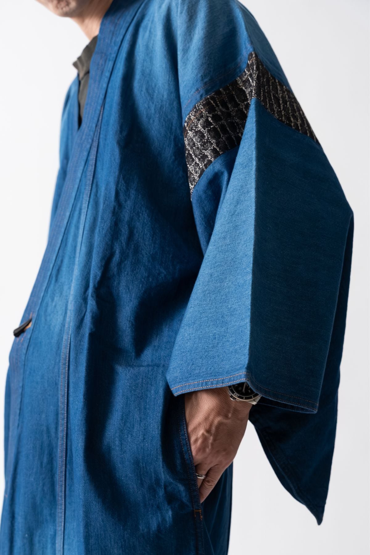 数量限定｜残りわずか】INDIGO KIMONO HAORI COAT ― 岡山産デニム