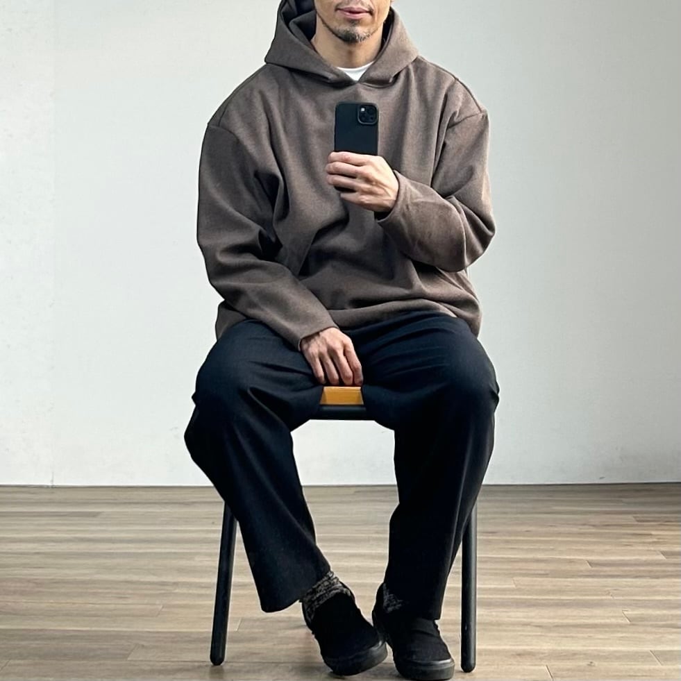 MANUAL ALPHABET】WOOLLET PULLOVER PARKER マニュアルアルファベット