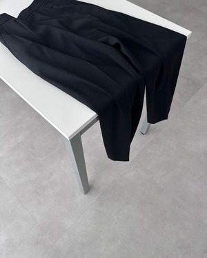 JIL SANDER　WOOL TAPERED TROUSERS