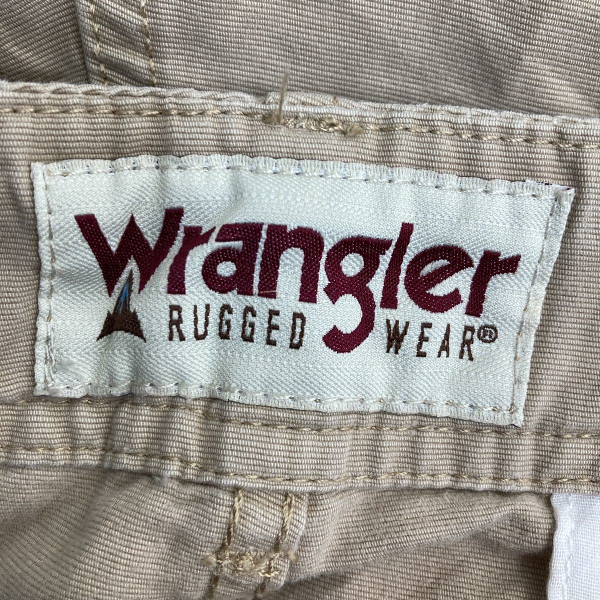 Wrangler カーゴ ショートパンツ W36 ラングラー ベージュ 古着