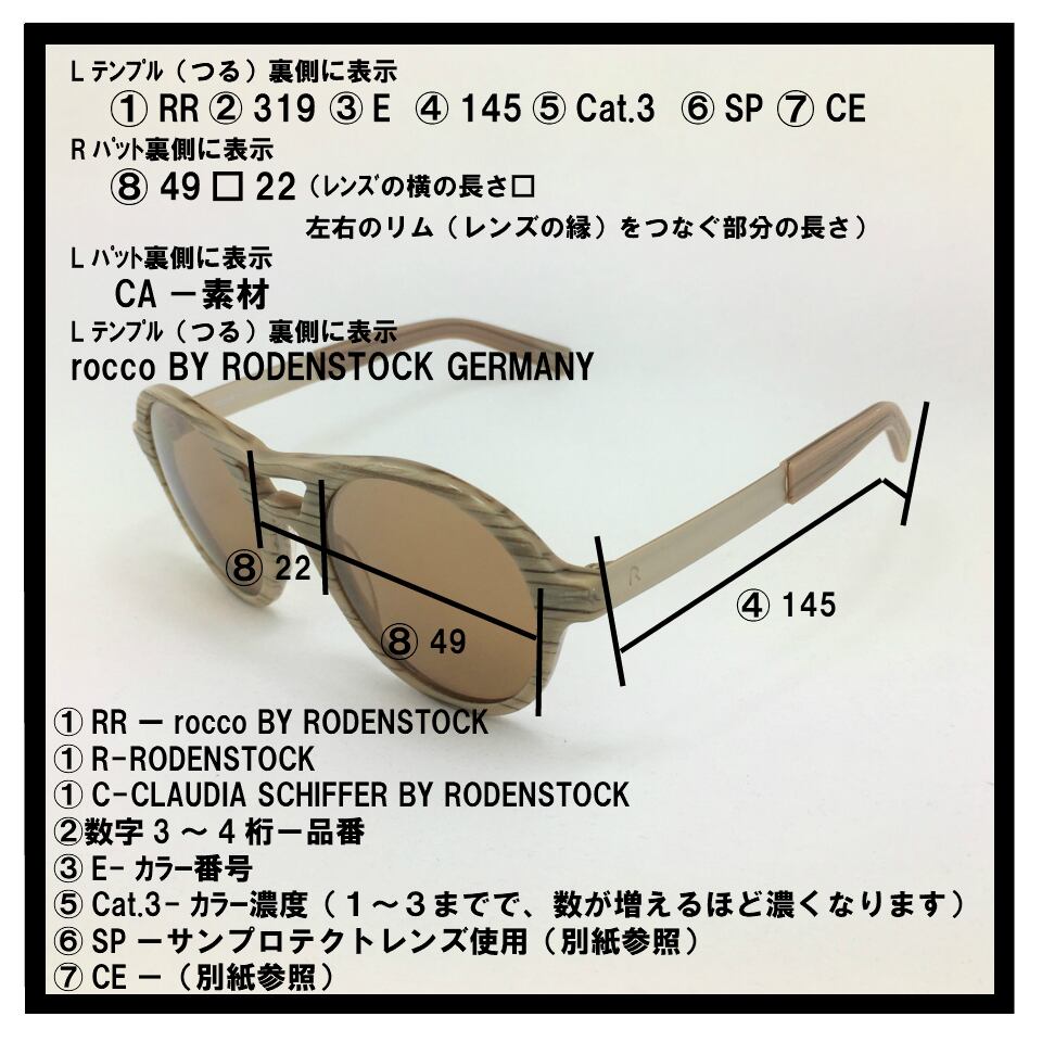 R-GLASS アイウェア ローデンストック eyewear RODENSTOCK 男性用 眼鏡