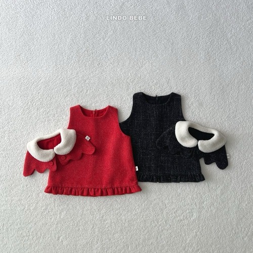 LINDO bebe［取寄］holiday onepiece (cape set) 25winter