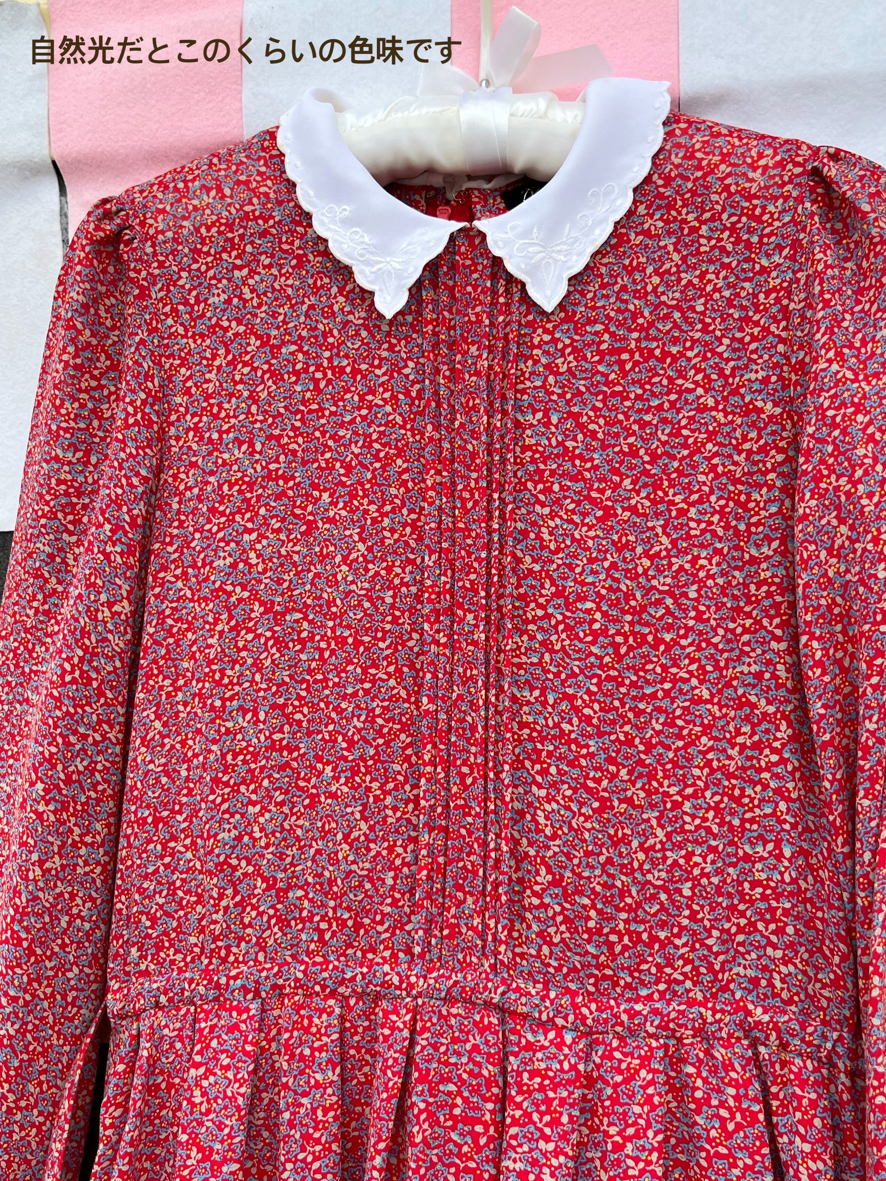 white scallop collar mini flower one-piece