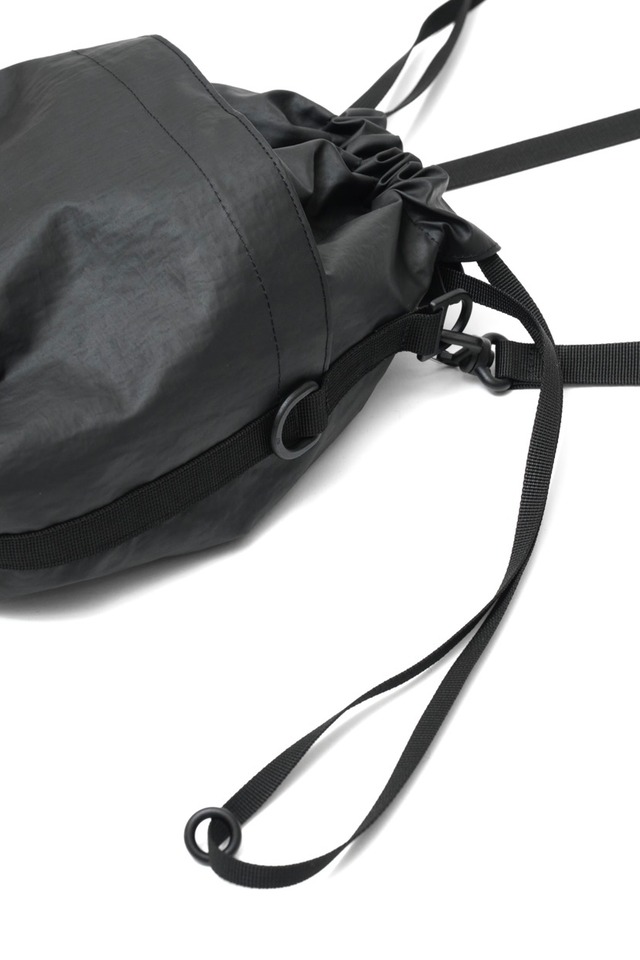 BAICYCLON BCL-158 CORDURA NYLON 2WAY DRAWSTRING BAG 100/210D CORDURA NYLON TWILL PU FACE COATING BAICYCLON by Bagjack バイシクロン 26AW 2WAY 巾着バッグ