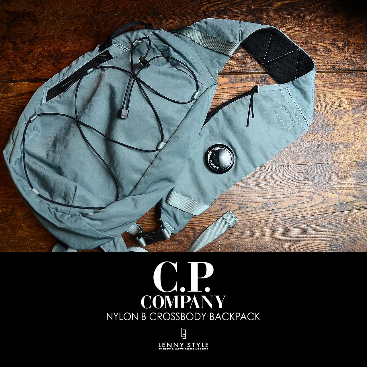 C.P. Company ショルダーバッグ 正規品 silver blue CPカンパニー （ シーピーカンパニー ） （ C.P.COMPANY ） ボディ