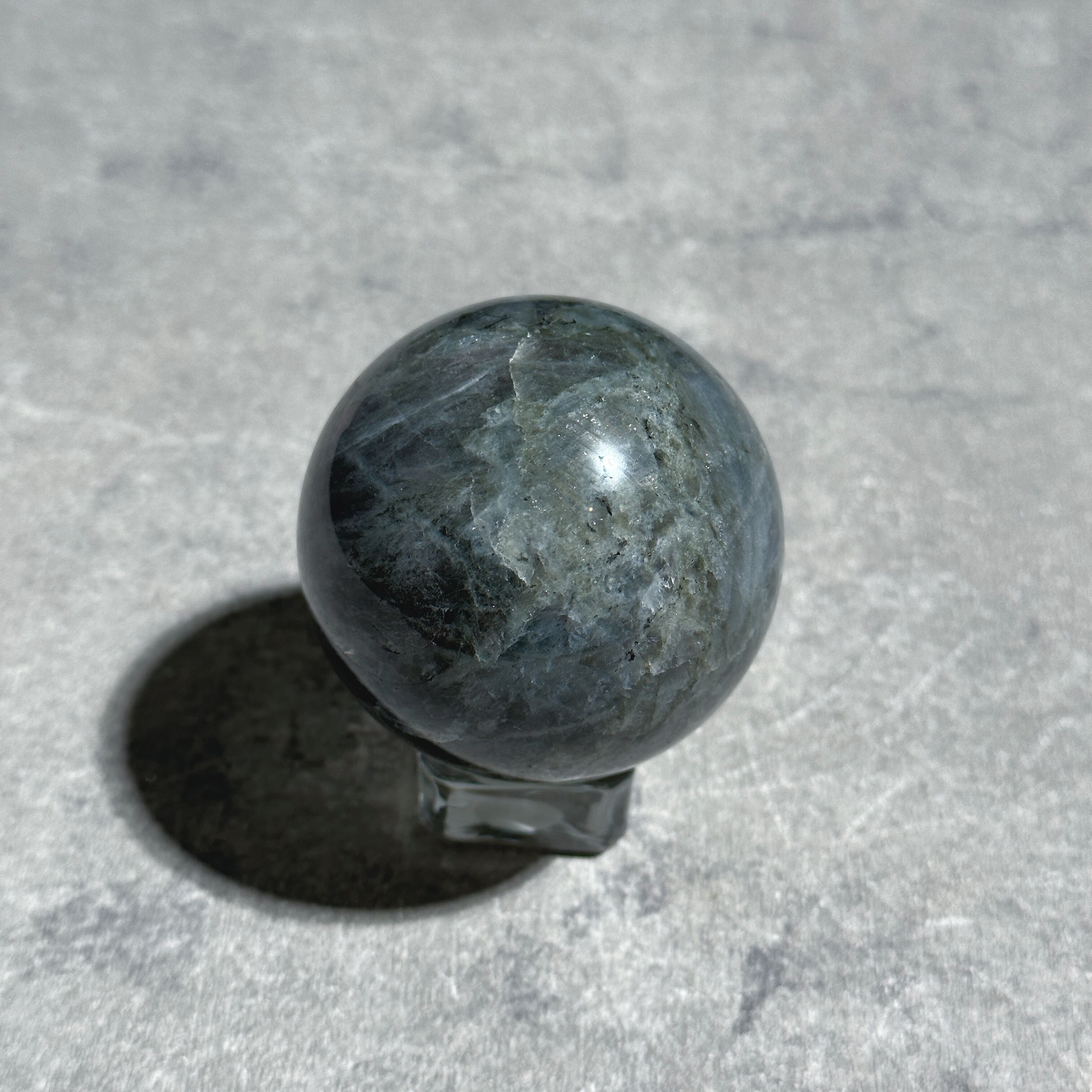グレーのラブラドライト スフィア 11◇ Labradorite Sphere ◇天然石