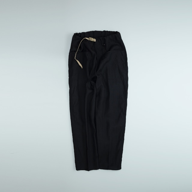 FAT PANTS　Safilin Linen　BLACK