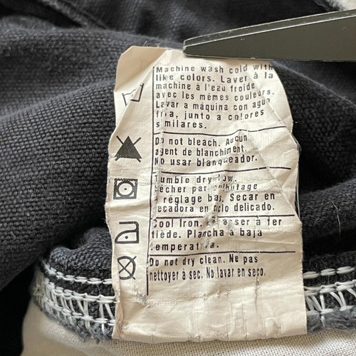 00s USA製 ブラック ダブルニー Carhartt B01 BLK w36 詳細写真12