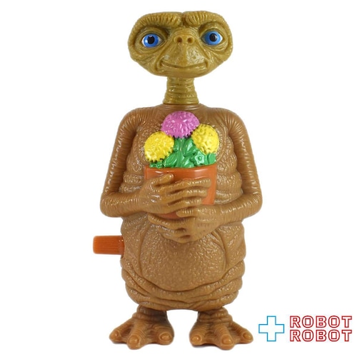 ウェンディーズ E.T 花持ち ぜんまいトコトコフィギュア キッズミールトイ 2002 袋入未開封