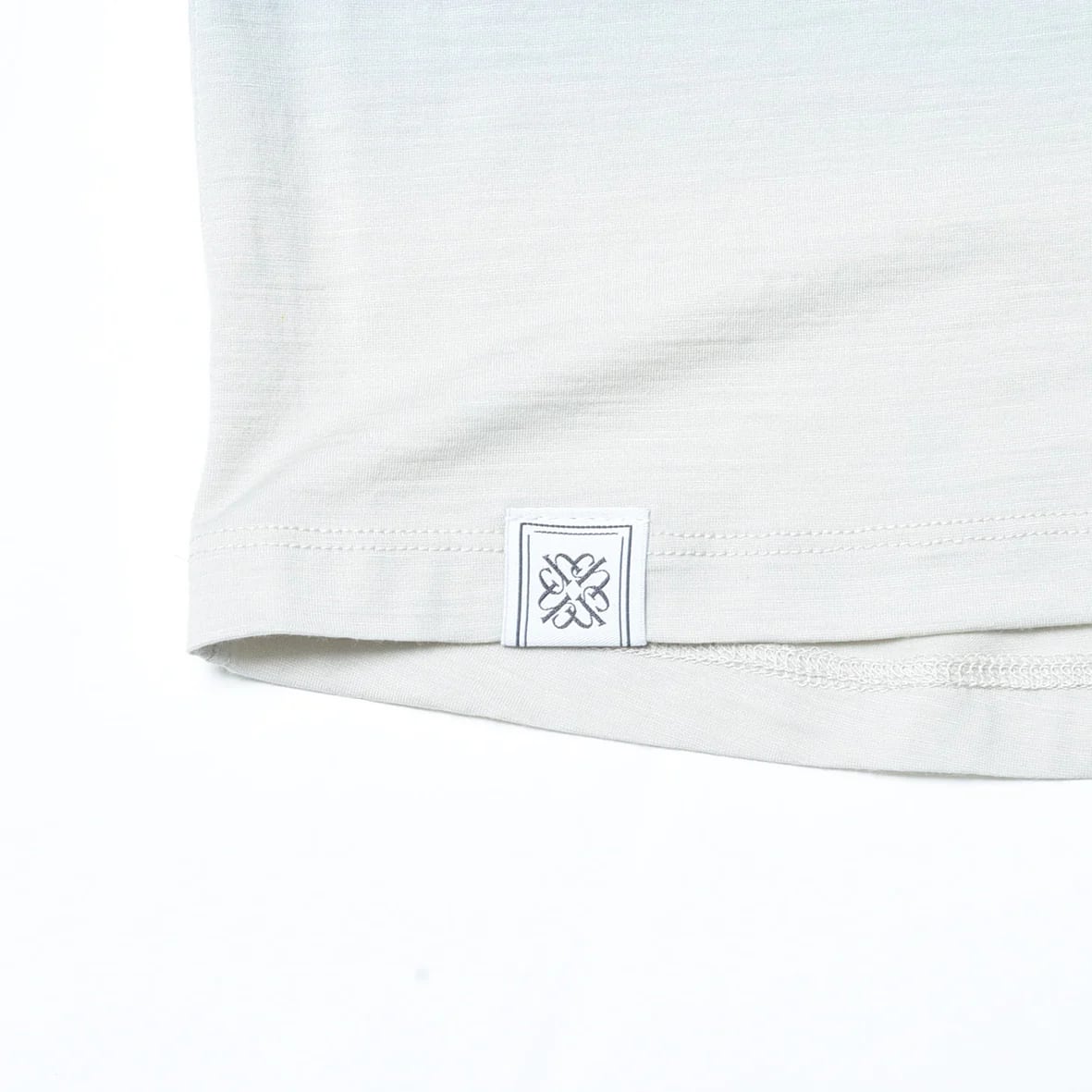 charbon / REDA WOOL DIP DYE SLEEVELESS T-SHIRT(Light Blue) | 道が