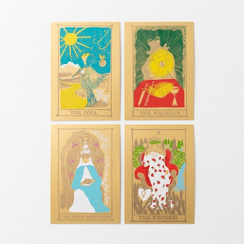 ４枚のタロット＊postcard SET