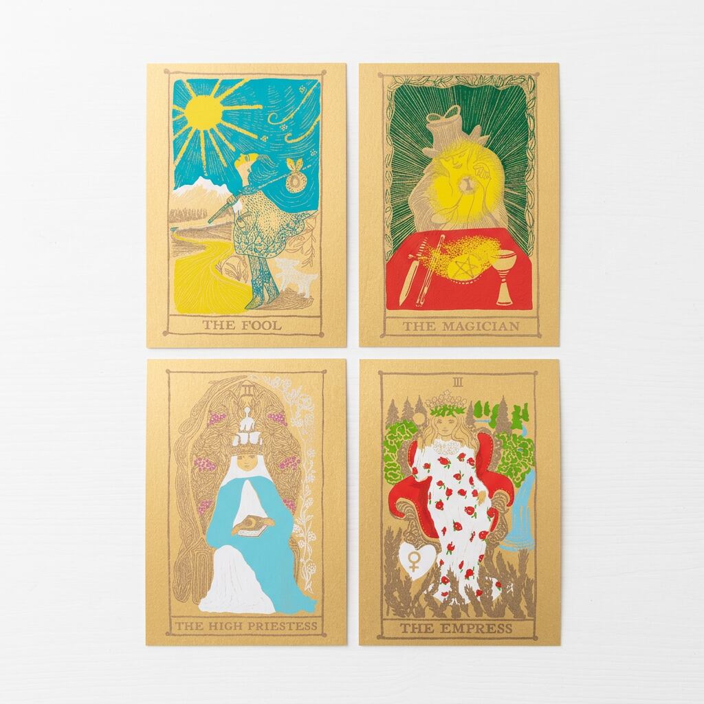 4枚のタロット*postcard SET