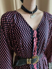 Made in Western Germany exotic maxi dress-4322-9