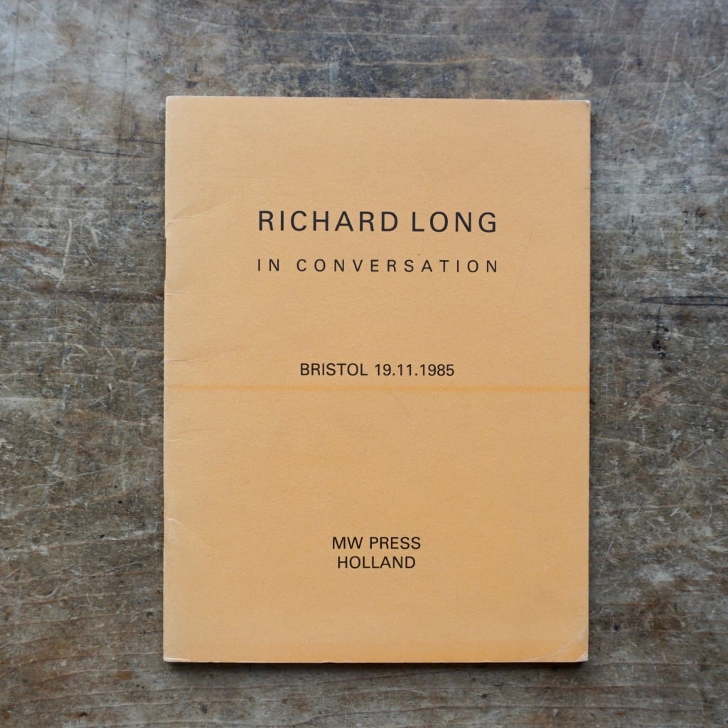 【絶版洋古書・稀少】リチャード・ロング　Richard Long   In conversation Bristol 19.11.1985, [310194602]