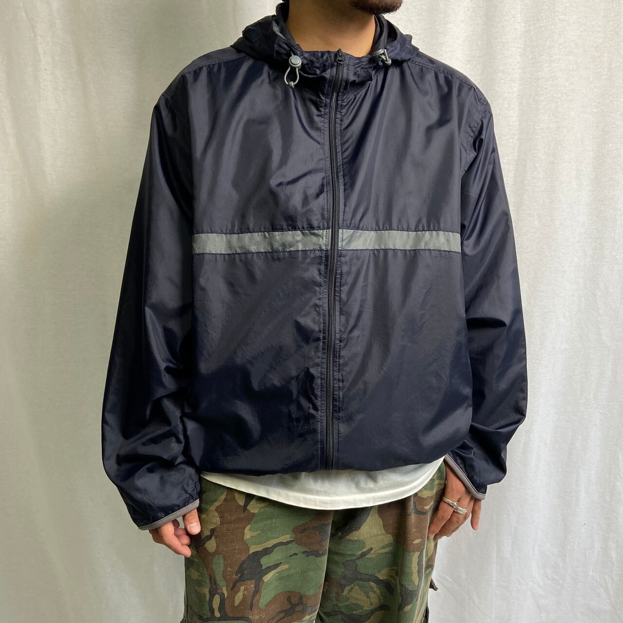 00年代 Eddie Bauer エディーバウアー リップストップ ナイロン 