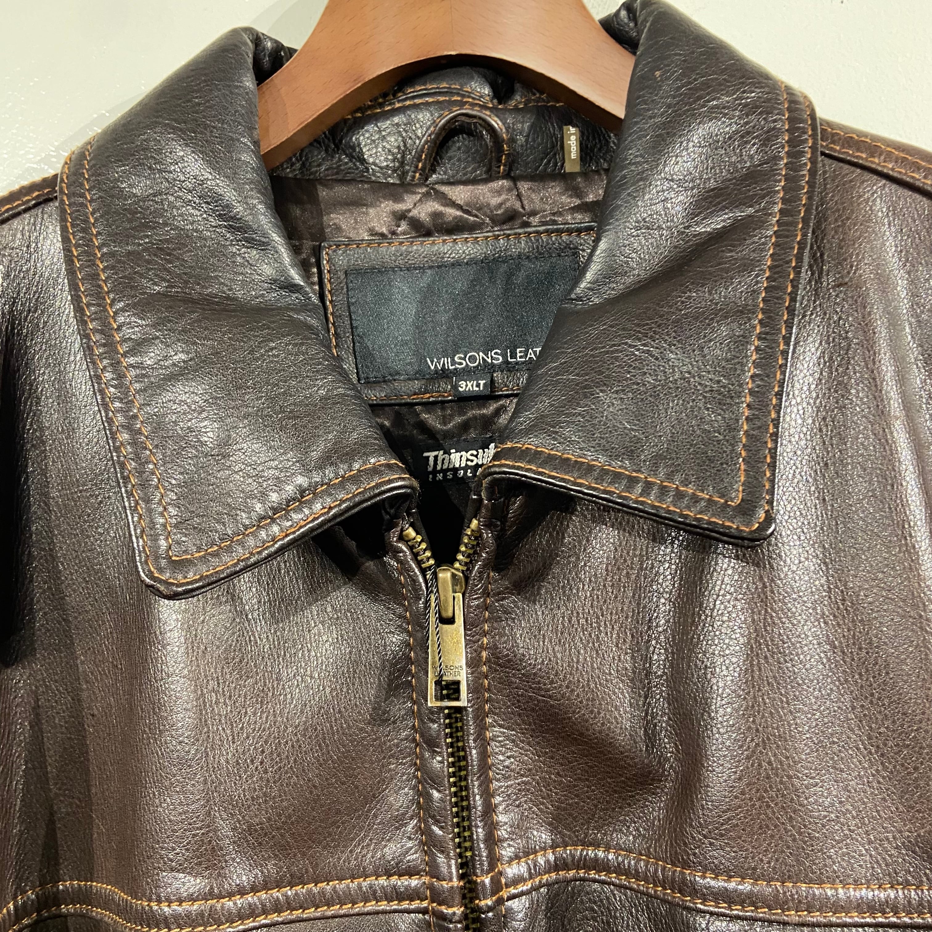 3XL』 Wilsons Leather ウィルソンズ レザー レザージャケット ビッグ