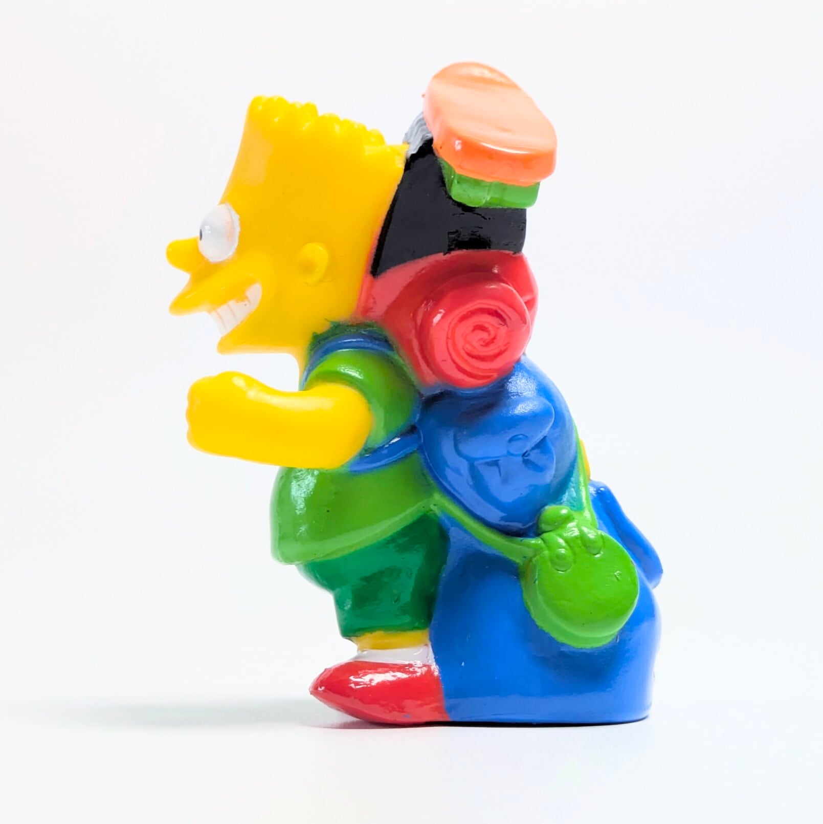 ☆DEADSTOCK / VINTAGE 1990☆【 The Simpsons(ザ シンプソンズ) 】『 バート・シンプソン 』BURGERKING(バーガーキング)限定ミールトイ / ミニソフビフィギュア〚アメリカン雑貨 アメトイ〛