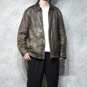 special Camel active lamb leather jacket