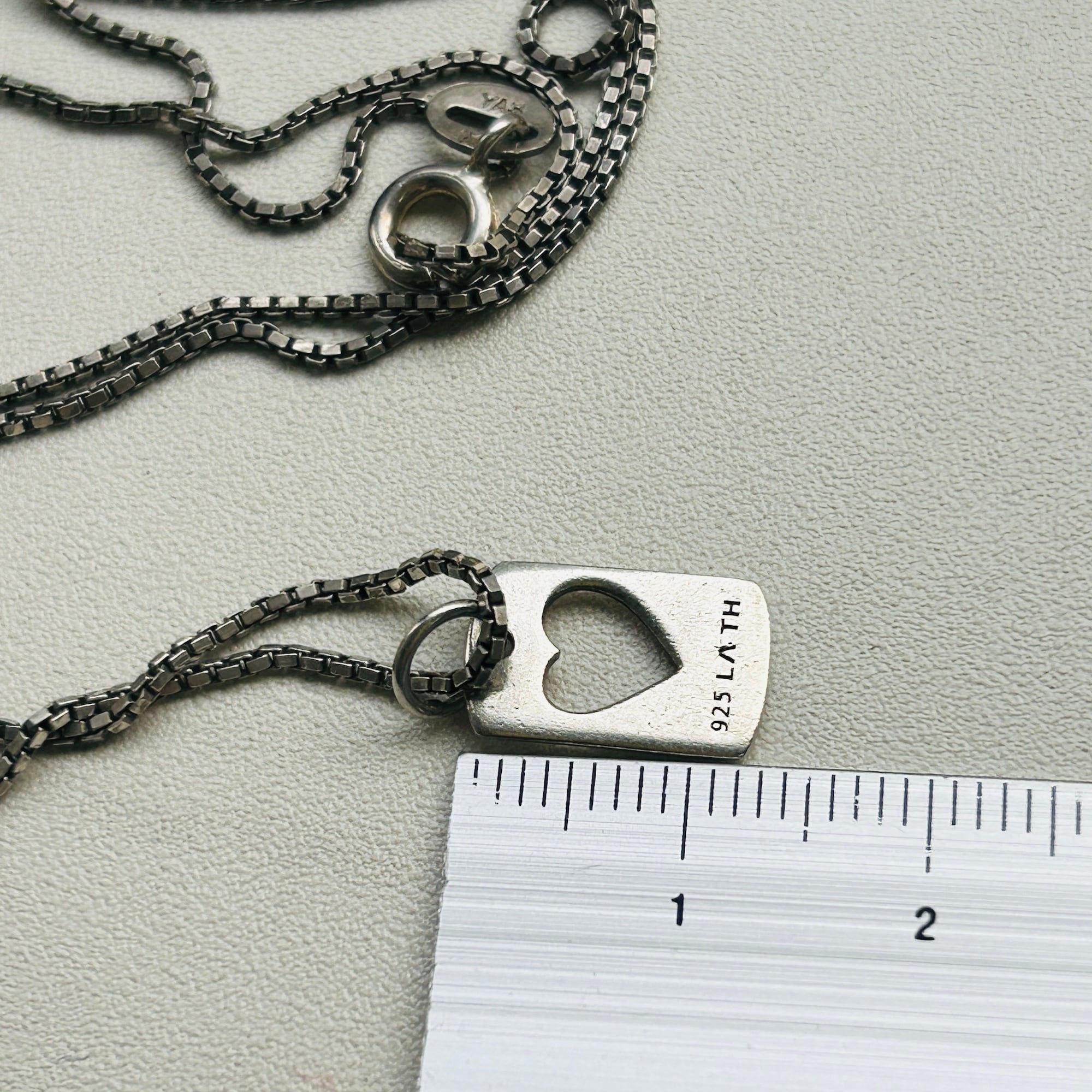 シルバー925 ハートタグネックレス(40cm) | Milo Antiques & Vintage シルバー925 ハートタグネックレス(40cm) | Milo Antiques & Vintage