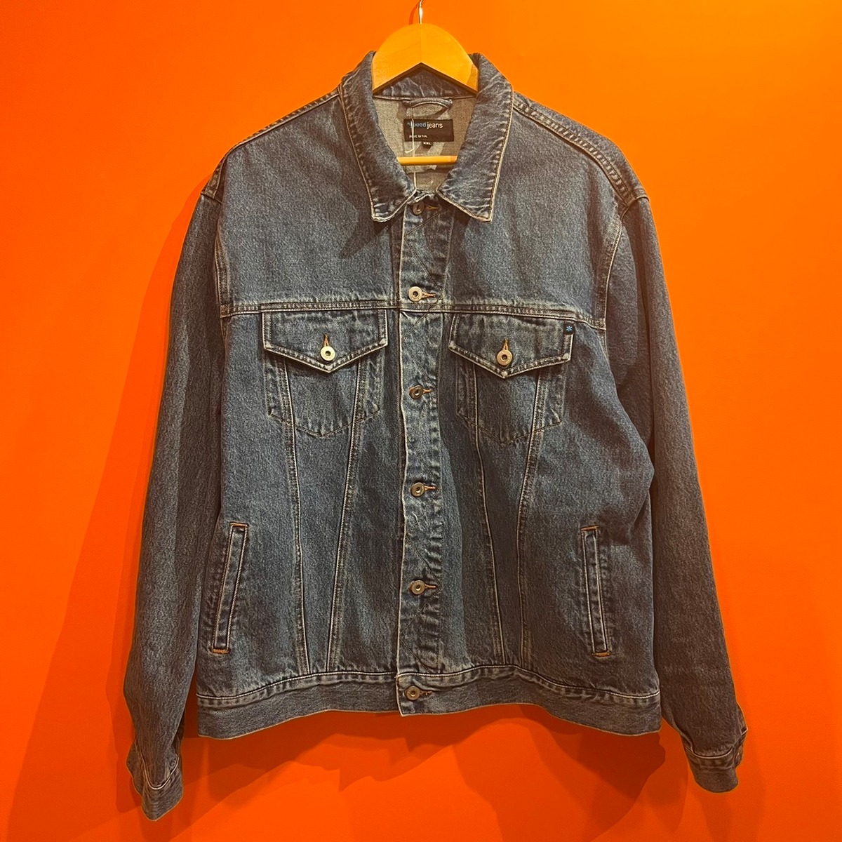 デニムジャケット ビッグシルエット レトロ 古着 ドイツ古着 XXL  