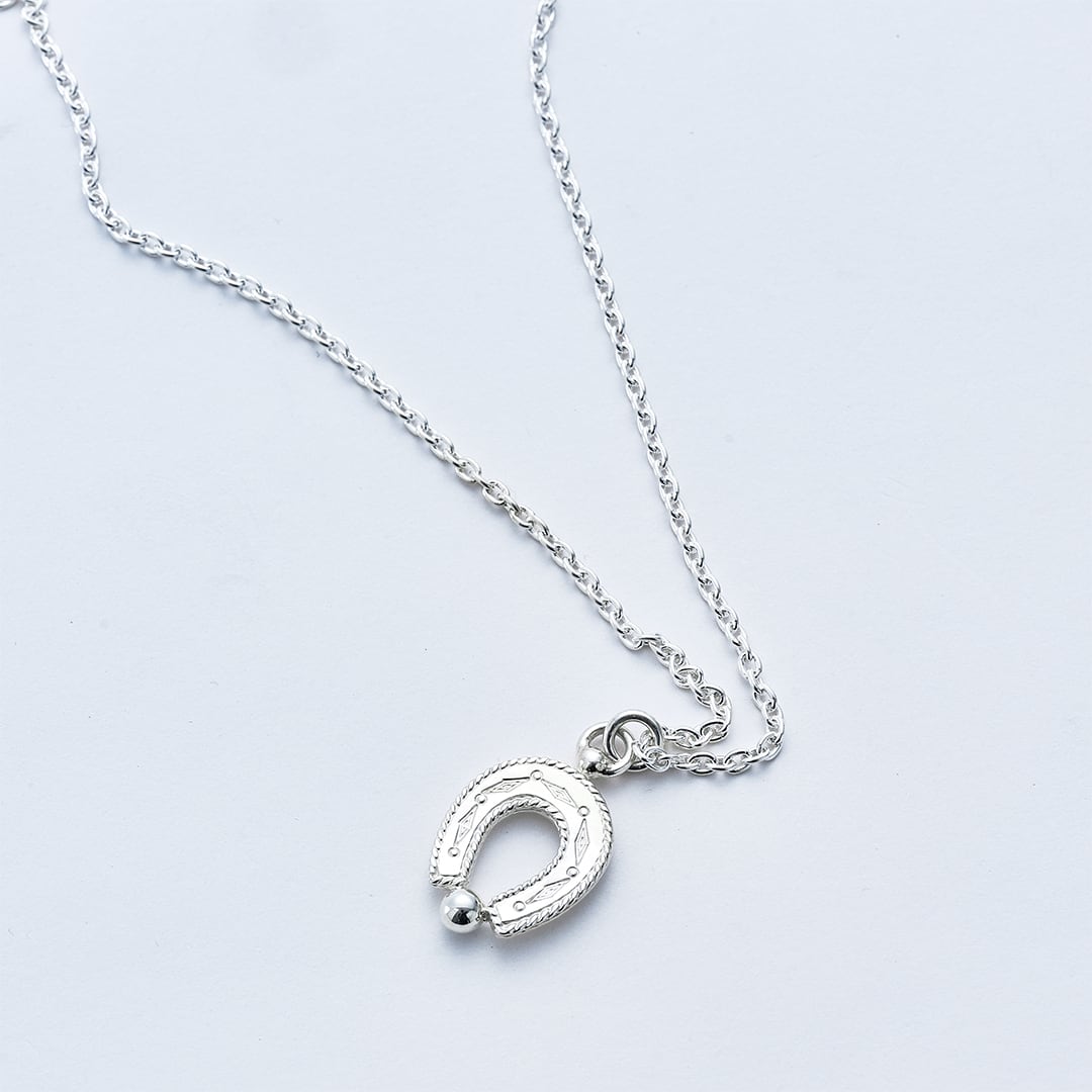 C-045 Spirit Horseshoe necklace (single) (45cm) | WAKAN SILVER