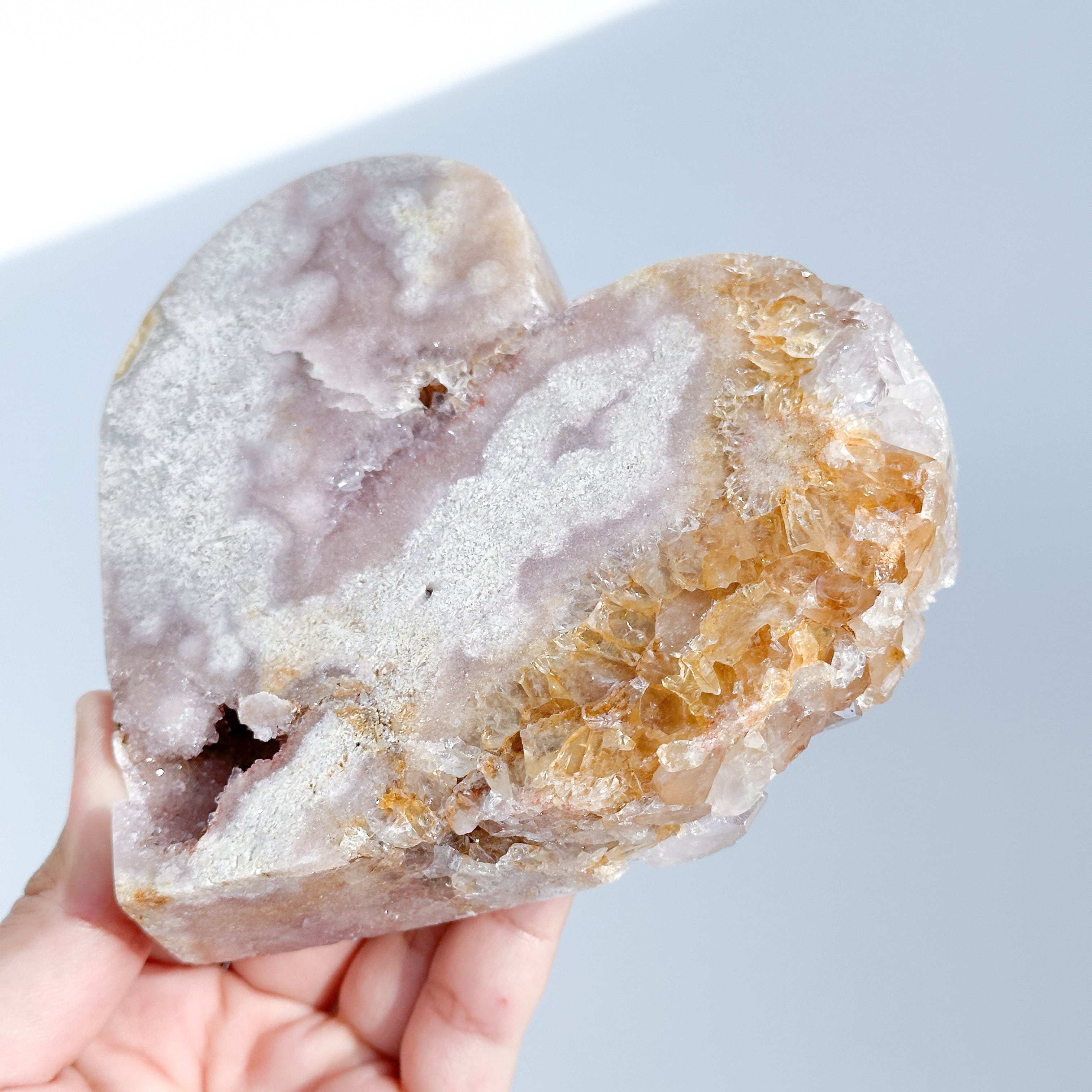 ♡ピンクアメジスト ハート12♡ Pink Amethyst ♡天然石・鉱物