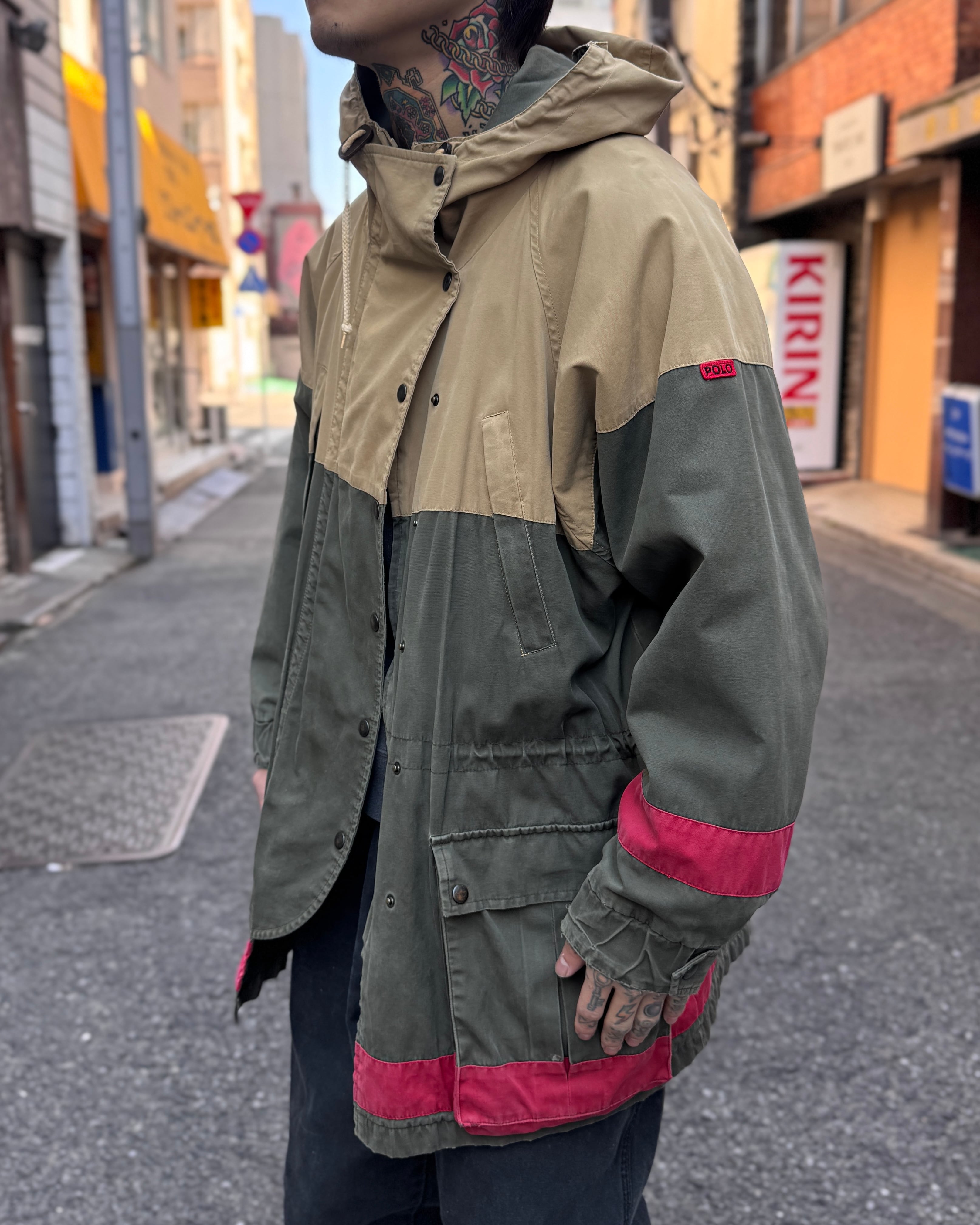 Polo Country Ralph Lauren マウンテンパーカー XL Special!!】90's Polo Country Ralph Lauren Mountain Parka ''Red