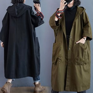 Oversized long jacket -2col- A0026