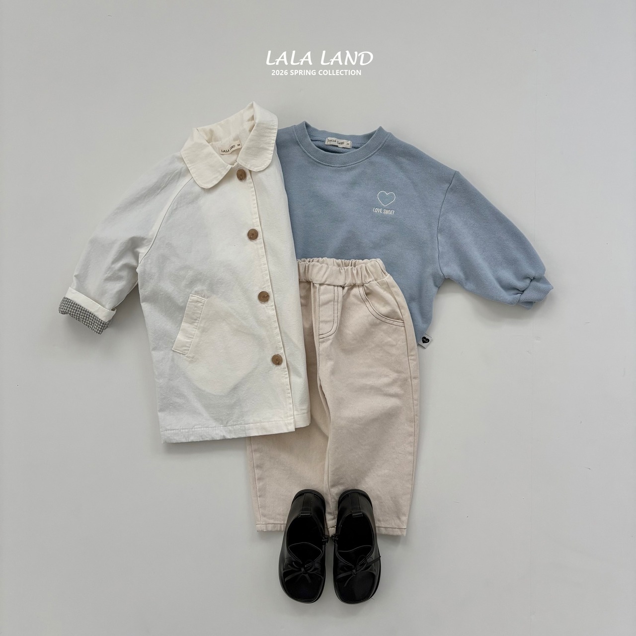 LALALAND 26/SS (Kids)Lala washing denim(Natural)
