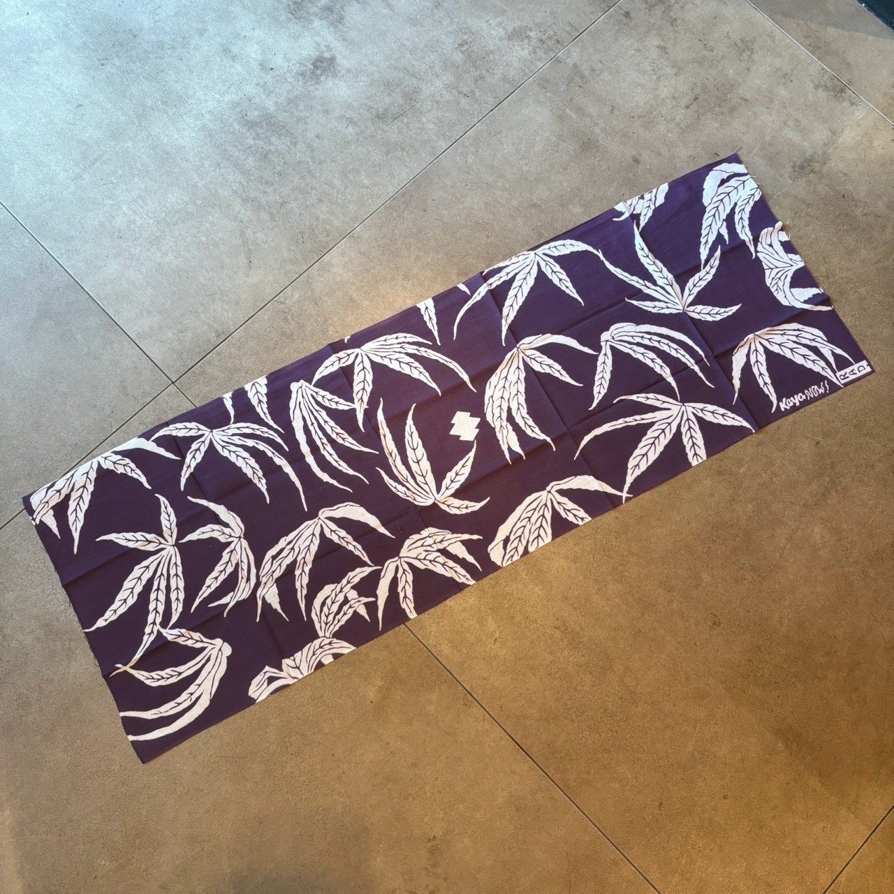 TENUGUI VERSION 伝統工芸 手ぬぐい KAYA side-A PURPLE