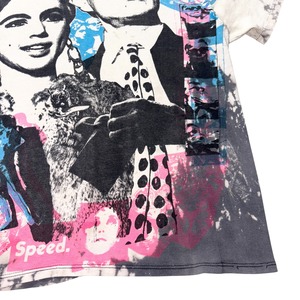 vintage 1990’s MOSQUITOHEAD aop tee “Andy Warhol & Edie Sedgwick”