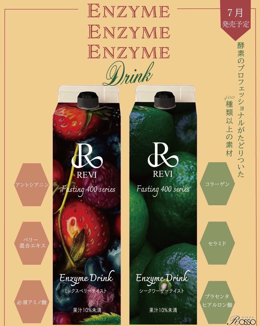REVI Enzyme Drink(Fasting400series) （ミックスベリーテイスト
