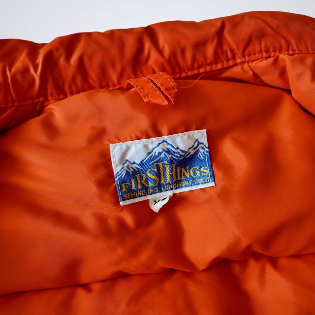 1970s FIRST THINGS GOOSE DOWN VEST