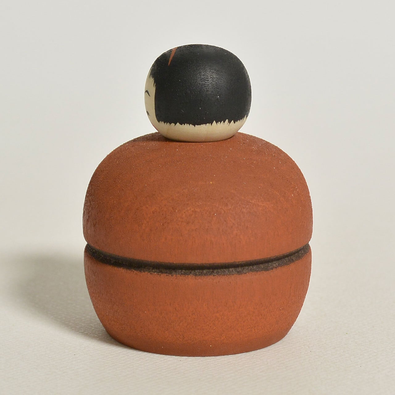 マカロンちゃんこけし 約1.5寸 約4.5cm 鈴木明 工人（作並系）#2414