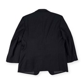 80s 90s 上下 LANVIN ランバン CLASSIQUE ウール セットアップ スーツ ST46-54/ダークグレー 系 メンズ ビンテージ