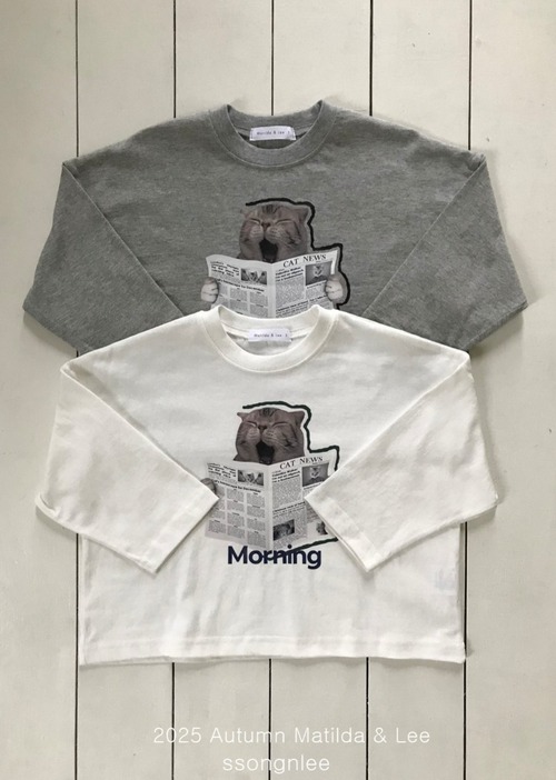 【即納/115.125】matilda&lee/cat newsT