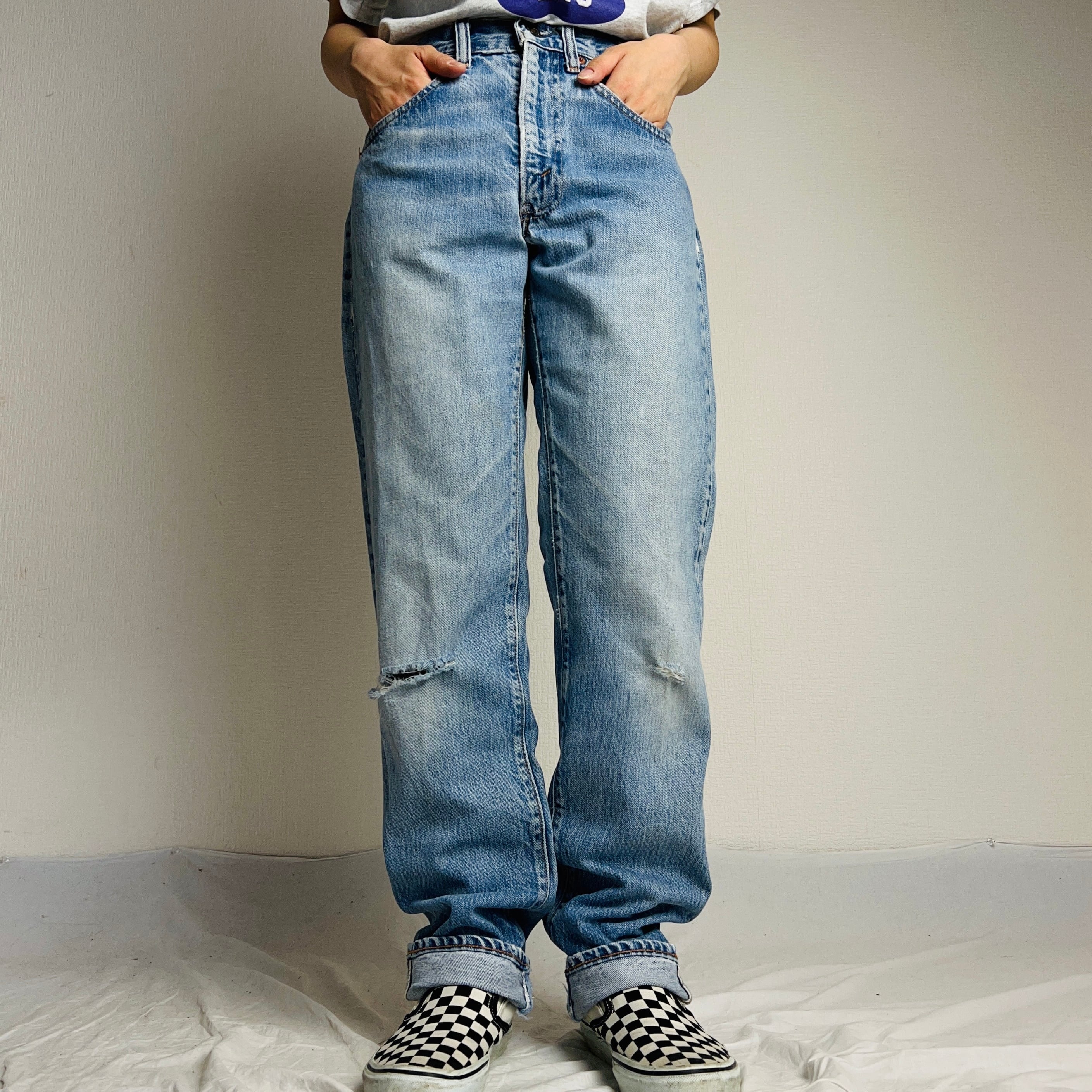 70's Levi's 505 66後期 ストレートデニムパンツ W28 L32【0501A57