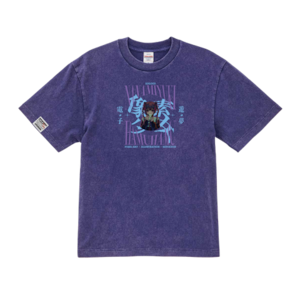 フェードウォッシュTシャツ（6.2oz）フェードパープル ｜ ななみ雪