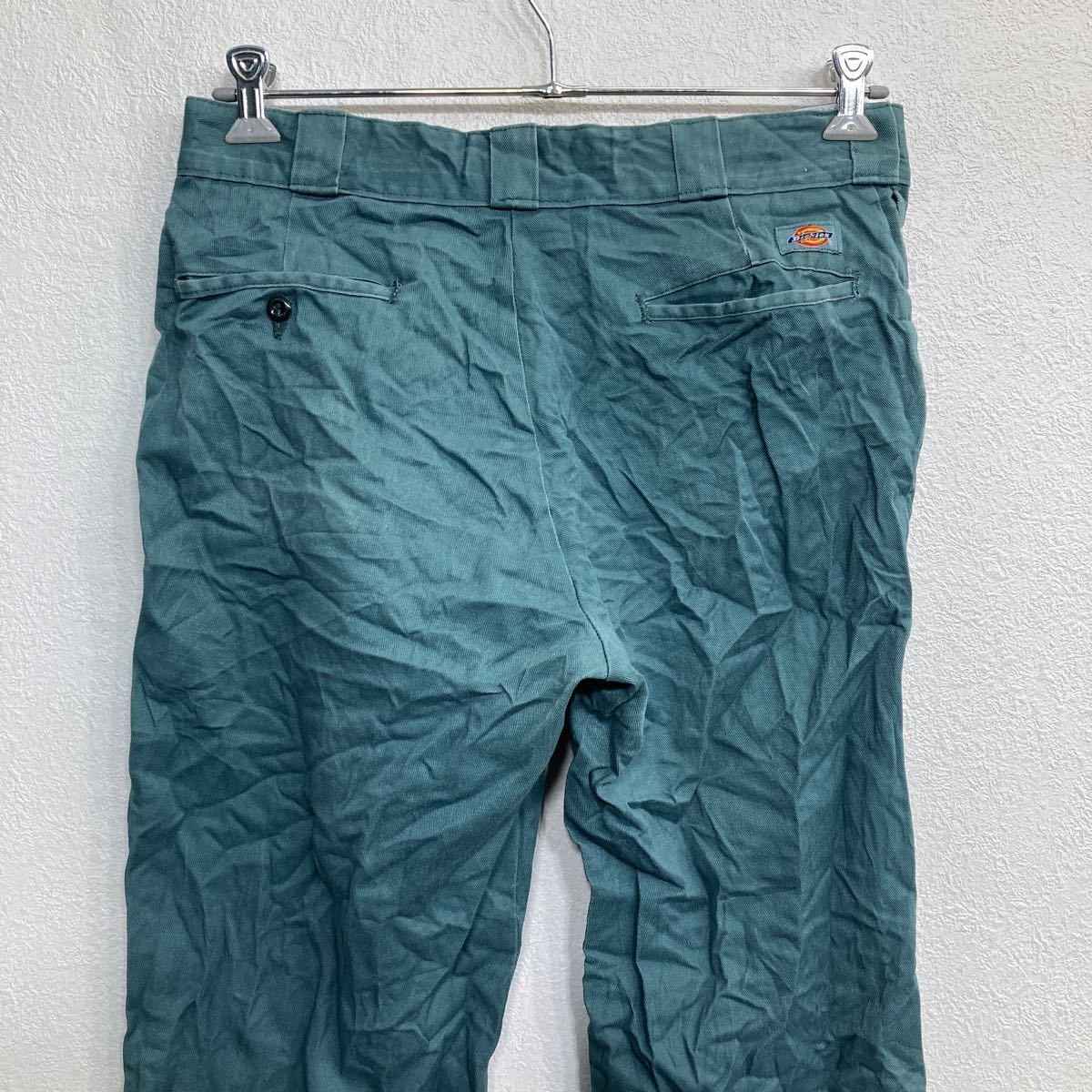 Dickies 874 ワークパンツ W34 ディッキーズ オリジナルフィット グリーン 古着卸 アメリカ仕入 2301-289