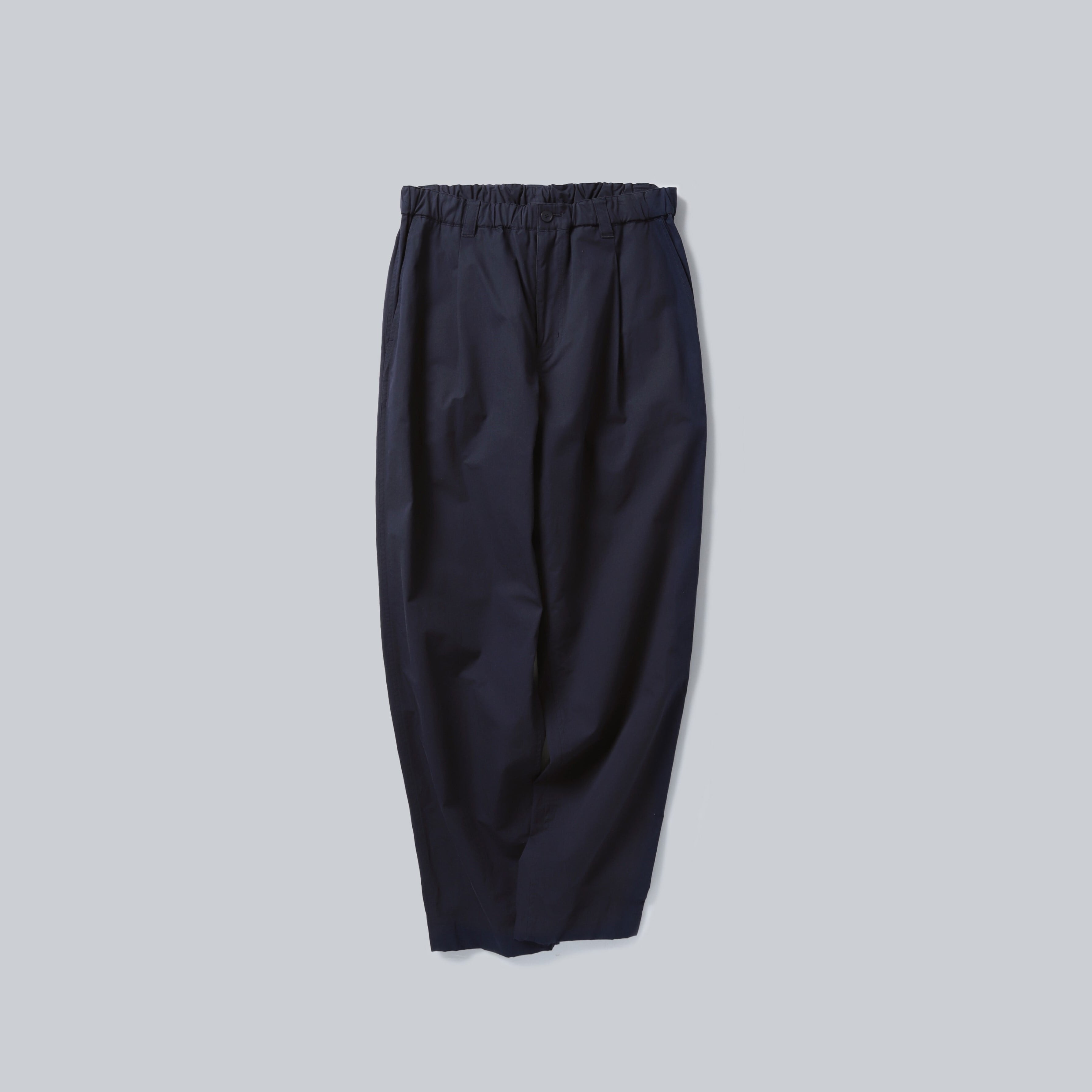 HIGH DENSITY DUMP TUCK WIDE PANTS | WHITE MAILS