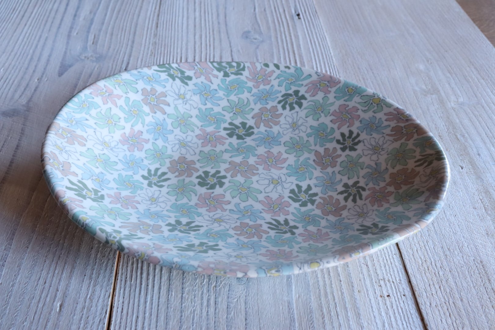 日本作家作　陶器八戸窯　彩花小文皿 日本作家作 陶器八戸窯 彩花小文皿 - メルカリ