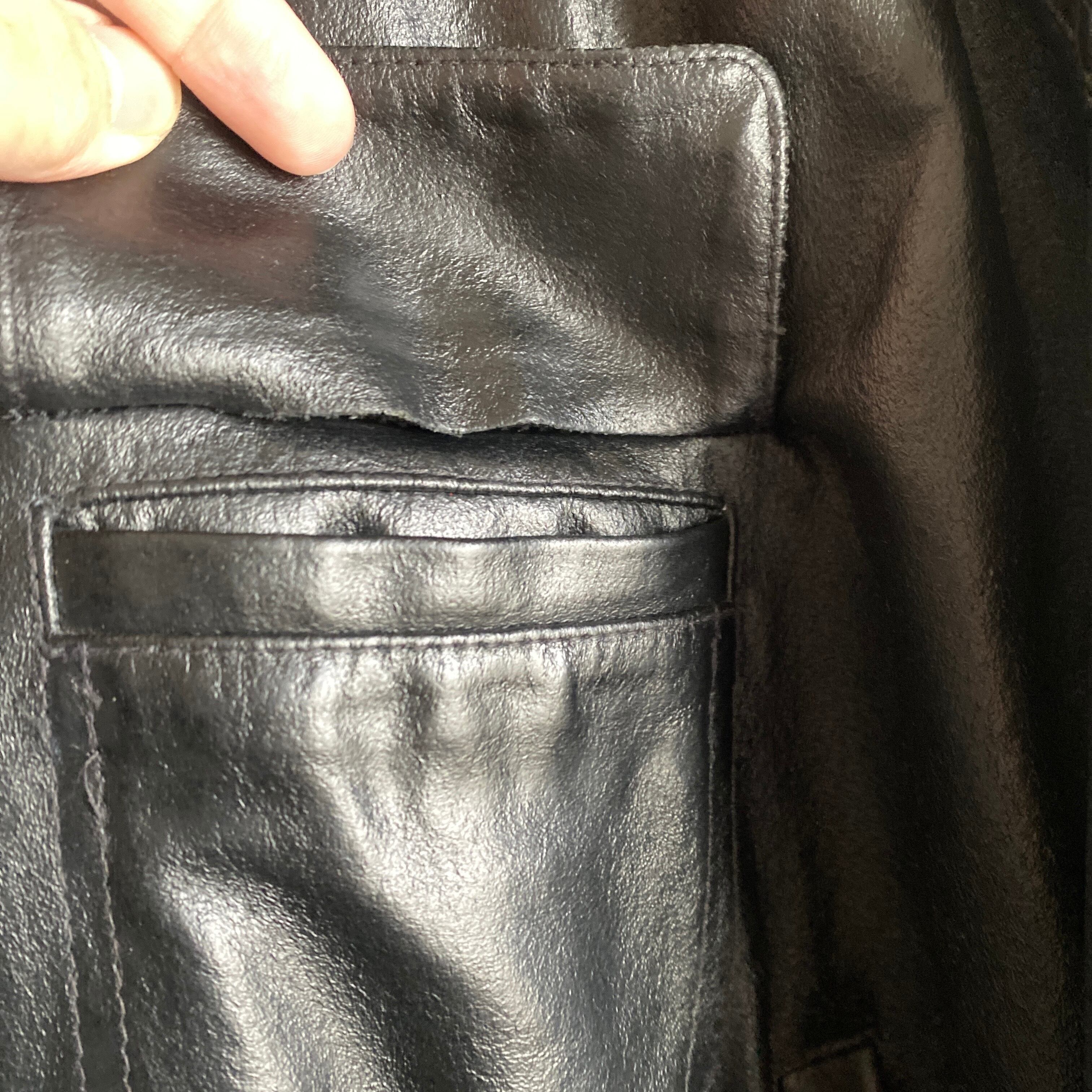 90s Paul Smith Jeans leather carcoat | CLOSE CLOTHES