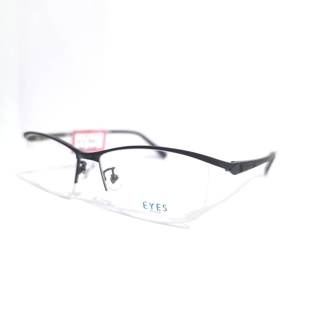 【EYES】スクエアナイロールフレーム ブラック