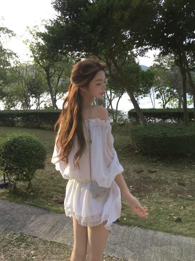 (予約) vegetable / Eve chiffon onepiece