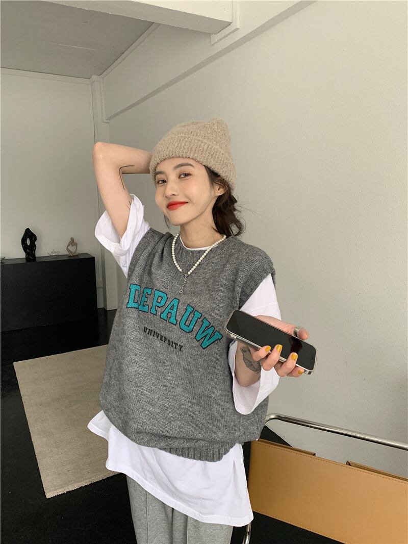 セーター ルーズニットジャケット スプリング 春物 ブラックストロベリース66360654671