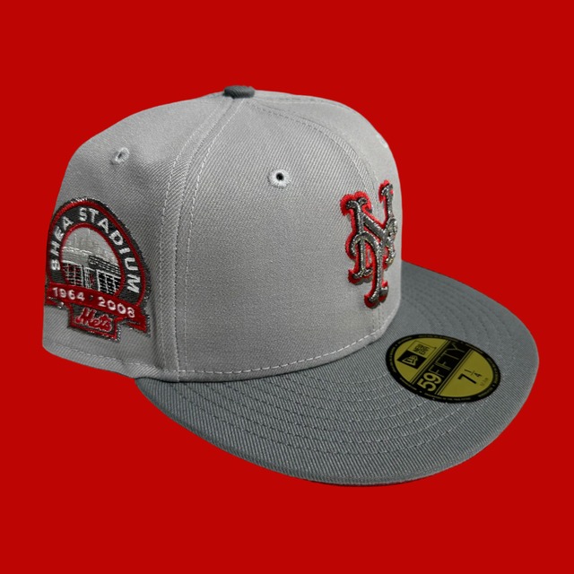 New York Mets 1964-2008 Shea Stadium New Era 59Fifty Fitted / Gray,Blue (Gray Brim)