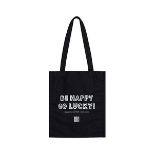 #2 BE HAPPY GO LUCKY Tote Bag Black